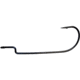 Lunker City 0 Slug-Go Hook, Cone Cut Point, 1X Long Shank, Standard Wire, Offset, Black Nickel, Size 8/0, 5 Per Bag, 8005