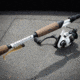 Lunkerhunt Beast Spinning Rod Combo, White, 6ft 8in, SBEACOM01