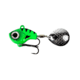Lunkerhunt Big Eye Tail Spin Jig, Fluorescent Green Glow, 1.3in &amp; 1/2 oz, BEJ304