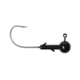 Lunkerhunt Gamefish Ball Head Jig, Gloss Black, 1/4 oz, JGFBG303