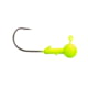 Lunkerhunt Gamefish Ball Head Jig, Matte Chartreuse, 1/8 oz, JGFBT102