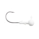 Lunkerhunt Gamefish Ball Head Jig, Matte White, 1/4 oz, JGFBT301