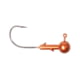 Lunkerhunt Gamefish Ball Head Jig, Metallic Orange, 3/16 oz, JGFBM204