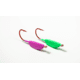 Lunkerhunt Lead Teary Jig, Fluorescent Green Glow, 1/8 oz, TJ04
