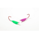 Lunkerhunt Lead Teary Jig, Fluorescent Pink Glow, 1/8 oz, TJ05