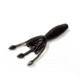Lunkerhunt Micro Typhon Bait Tube, 10, 1.5in, Black, MSBTUBE04