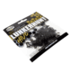 Lunkerhunt Micro Typhon Bait Tube, 10, 1.5in, Black, MSBTUBE04