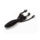 Lunkerhunt Micro Typhon Bait Tube, 10, 1.5in, Black, MSBTUBE04