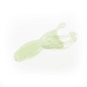Lunkerhunt Micro Typhon Bait Tube, 10, 1.5in, Glow, MSBTUBE05