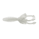 Lunkerhunt Micro Typhon Bait Tube, 10, 1.5in, Pearl White, MSBTUBE06