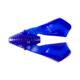 Lunkerhunt Tandem Trailer Soft Bait, 1, 3in, Blue, CHKTR05