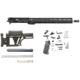 Luth-AR 16 in Bull Rifle Kit Minus Lower Receiver w/Fixed Stock, M-Lok, Black, Rifle, RKB-16-1M