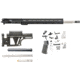 Luth-AR 20 in Bull Rifle kit minus Lower Receiver w/fixed stock, M-Lok, Black, Rifle, RKB-20-1M