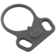 Luth-AR M4 Buttstock w/Rear Sling Swivel and Retro Latch Plate, Black, Carbine, BS-M4-ADP