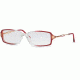 Luxottica Eyeglasses LU4307-L1054-5417 with No Line Progressive Rx Prescription Lenses 54 mm Lens Diameter / Transparent Violet Gradient Frame