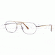 Luxottica LU 1339T Eyeglasses Styles - Silver-Gold Frame w/Non-Rx 55 mm Diameter Lenses, 010G-5518