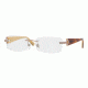 Luxottica LU 2276B Eyeglasses Styles Copper Frame w/Non-Rx 51 mm Diameter Lenses, T412-5117