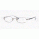 Luxottica Eyeglasses LU6549 with No-Line Progressive Rx Prescription Lenses, Select Frame Color / Lens Diameter Gunmetal Frame / 45 mm Prescription Lenses