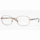 Luxottica LU6553 Progressive Eyeglasses - Brown Demo Lens Frame / 52 mm Prescription Lenses, 3049-5219