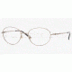 Luxottica LU6555 Progressive Eyeglasses - Gold Demo Lens Frame / 51 mm Prescription Lenses, 3048-5118