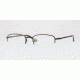 Luxottica LU6557 Progressive Eyeglasses, Brown Frame / 47 mm Prescription Lenses, 3076 4717