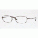 Luxottica LU6558 SV Prescription Eyeglasses, Brown Frame / 52 mm Prescription Lenses, 3076 5218