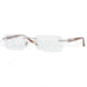 Luxottica LU1380 Single Vision Prescription Eyewear 0030-5217 - Silver 