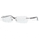 Luxottica LU1380 Single Vision Prescription Eyewear F203-5417 - Shiny Gunmetal 