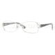 Luxottica LU2285 Single Vision Prescription Eyewear T424-5217 - Shiny Palladium 