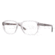Luxottica LU3207 Eyeglass Frames C525-5218 - Gray Transparent Frame, Demo Lens Lenses