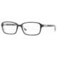 Luxottica LU3208 Progressive Prescription Eyeglasses C388-5317 - Top Black On Transparent Frame