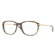 Luxottica LU3209 Progressive Prescription Eyeglasses C543-5217 - Dark Havana Frame