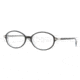 Luxottica LU4334 Single Vision Prescription Eyeglasses C388-5116 - Top Black On Transparent Frame