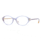Luxottica LU4336B Eyeglass Frames C352-53 - Sky Blu On Violet Frame