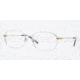 Luxottica LU6563 Single Vision Prescription Eyeglasses 3062-5417 - Silver Frame