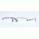Luxottica Titanium Eyeglasses LC1368T with No-Line Progressive Rx Prescription Lenses 4056-5318 - Dark Brown 