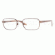 Luxottica Titanium LC1395T Eyeglasses, Dark Brown Frame w/NonRx 54 mm Diameter Lenses, 4056 5418