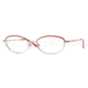 Luxottica Titanium LC1386T Bifocal Eyeglasses Palladium w/ Ciliary Red Frame / 53 mm Prescription Lenses, 4083-5317
