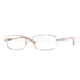 Luxottica Titanium LC1403T SV Prescription Eyeglasses - Light Copper Demo Lens Frame / 51 mm Prescription Lenses, 4030-5116