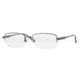 Luxottica Titanium LC1422T Progressive Eyeglasses, Black Cocoa Demo Lens Frame / 51 mm Prescription Lenses, 4099-5118