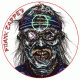 Lyman Zombie Dots Targets Frank Zapped Eight Inch Diameter 10 Per Pack