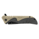 M&amp;P M2.0 Ultra Glide Folding Knife, 3.5in, 8Cr13MoV Steel Blade, 4.5in, Rubber Handle, OD Green, 1100042