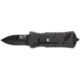 M&amp;P OTF Compact Automatic Folding Knife, 1.9in, AUS-8 Stainless Steel Spear Point Blade, Black Aluminum Handle, Box, 1224861