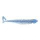 Mace Gaikotsu Ribbed Curl Tail 4in 8pk, Frozen Oyster, MTZGKCT4.0OYBG