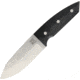 MacGray &amp; Company Mako Fixed Black Handle Fixed Blade Knife, 4.25in, D2 Tool Steel, Standard Edge, Satin, Black, Micarta Handle MGC02