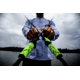 Lew’s MACH 2 Spinning Rod, 6ft 6in 2-PC IM8 Graphite Rod, Medium  w/ Fast, Stainless Steel Guides, Split-Grip Handle, Winn Dri-Tac Ultra Grips, Green/Black, M266MSG2-2