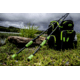 Lew’s MACH 2 Spinning Rod, 6ft 6in 2-PC IM8 Graphite Rod, Medium  w/ Fast, Stainless Steel Guides, Split-Grip Handle, Winn Dri-Tac Ultra Grips, Green/Black, M266MSG2-2