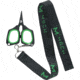 Lew’s MACH 3in Braid Scissors w/ Lanyard, Titanium-coated 420 Stainless Steel, Micro Teeth, MBS3
