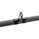 Team Lew's Signature Series Casting Rod, 7ft 6in 1-PC Graphite Blank w/ FOCAS Technology, Medium  w/ Fast, Seaguide RA Line Guides, Split-Grip Handle, Silver/Black, TLS76M-CB