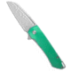 Machinewise MachineWise Mojave Flipper Knife Sea Foam Green Center Out Ti 3.50" SW S90V, Teal, CPM S90V, adult, BHQ-235905